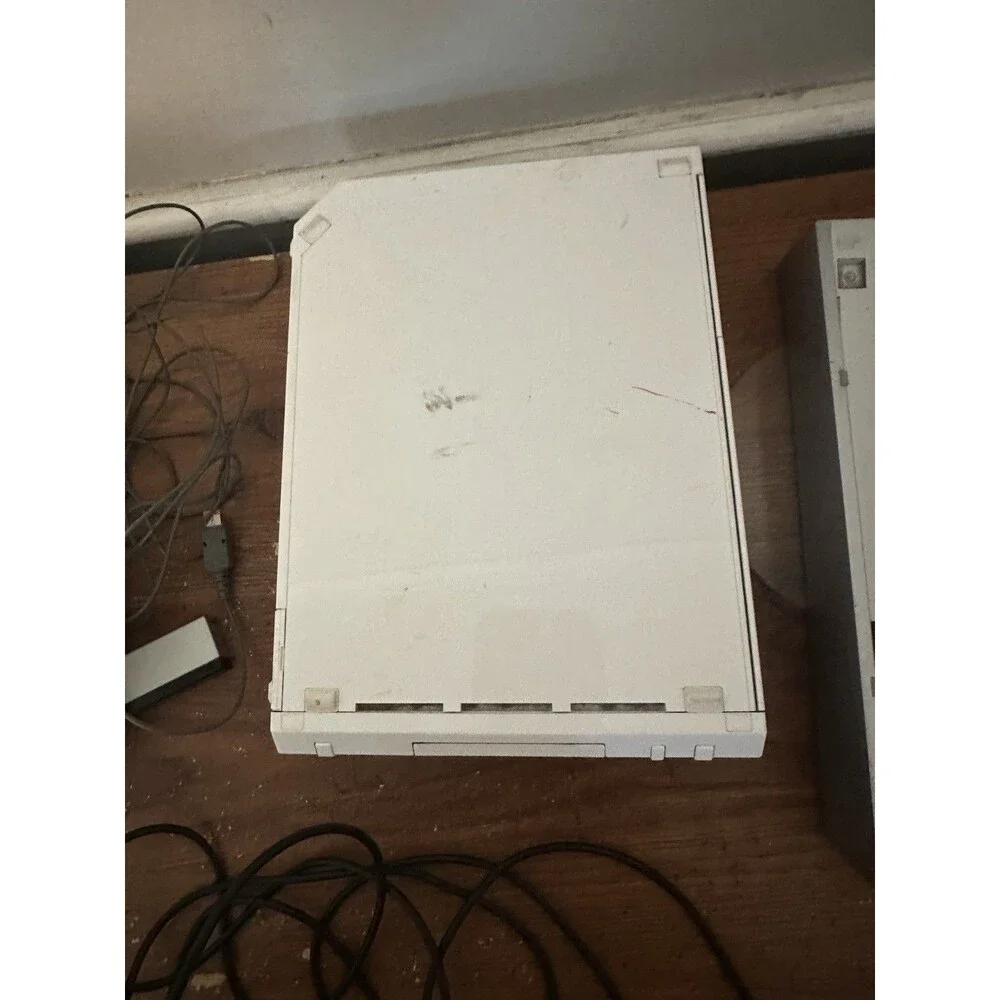 Nintendo Wii Console RVL-001 With Accessories Games and More Untested!!!!